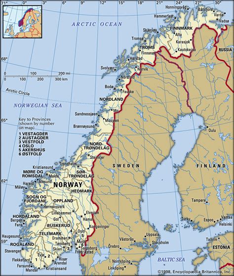 Norway Maps & Facts .